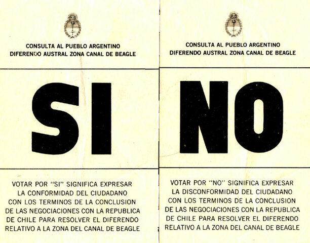 Canal de Beagle y consulta popular
