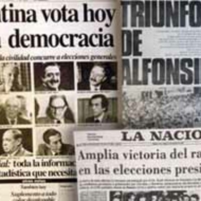 Timeline: presidencias en el retorno a la democracia