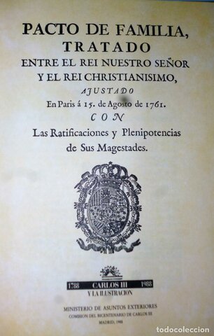 Tercer Pacto de Familia y derrota en la guerra de los Siete Años