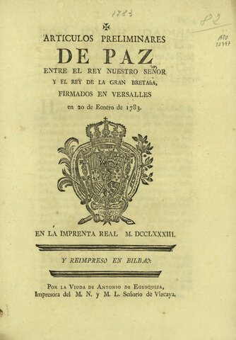 Tratado de Versalles (fin de la guerra de independencia de los Estados Unidos). España recupera Menorca y Florida