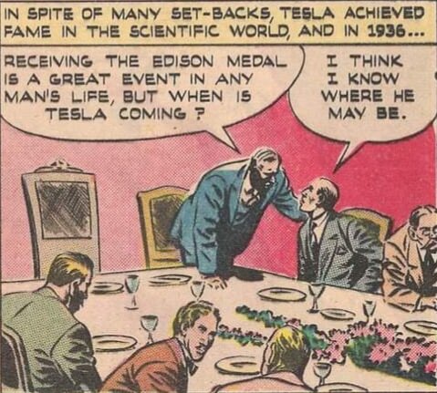 Tesla gana la Medalla IEEE Edison