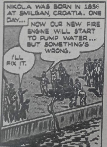 Nació Nikola Tesla en Smilgan; Croacia.