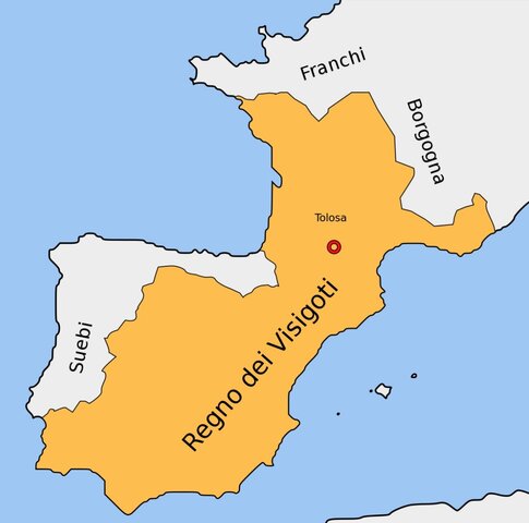 La dominazione dei VISIGOTI