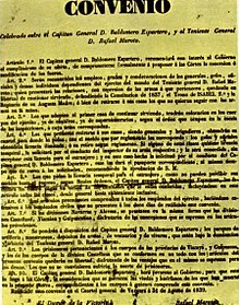 El convenio de Vergara