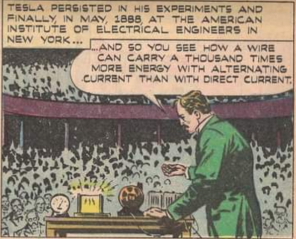 La charla sobre la corriente Alterna