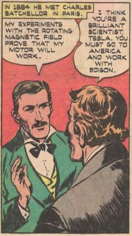 Tesla conoce a Charles Batchellor