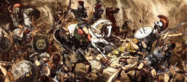 Victoire de Sparte contre Athènes (fin de l'hégémonie d'Athènes et de la guerre du Péloponnèse)