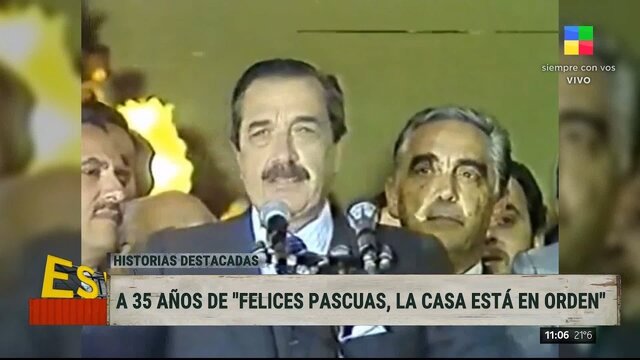 “FELICES PASCUA… LA CASA ESTA EN ORDEN…”