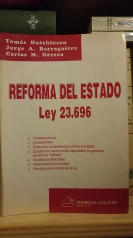 LEY 23.696 - DE REFORMA DEL ESTADO