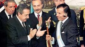 Timeline: PRESIDENCIAS: RAUL AFONSIN - CARLOS MENEM