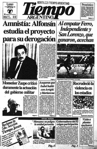 Deroga ley de Amnistía