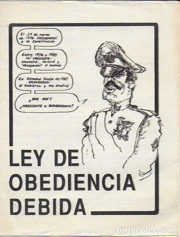 Ley de Obediencia Debida