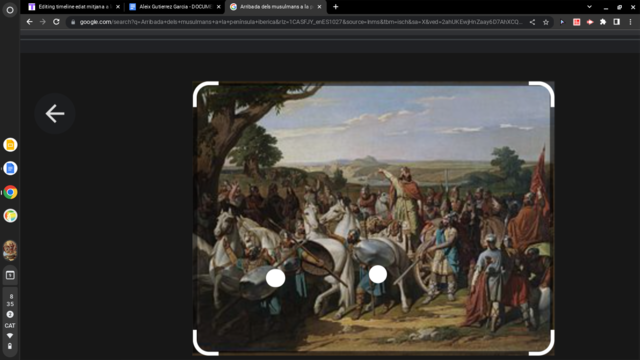 Arribada dels musulmans a la peninsua iberica