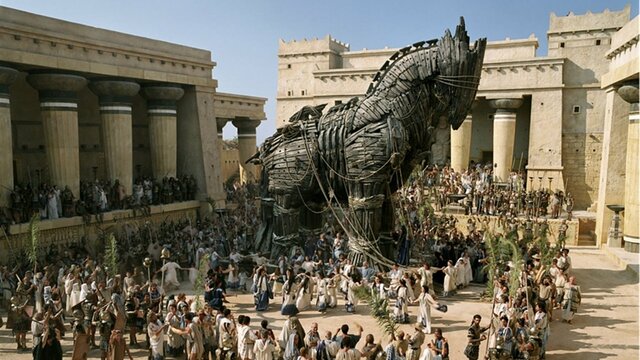 La Ilíada: La guerra de Troya.