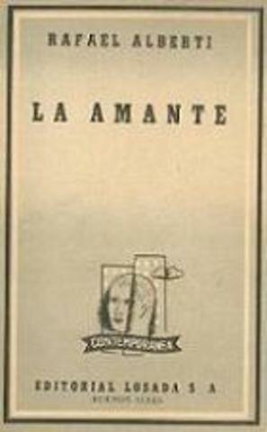 Publicación de "La amante"