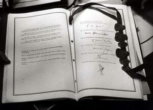 Podpis „Pogodbe o združitvi“