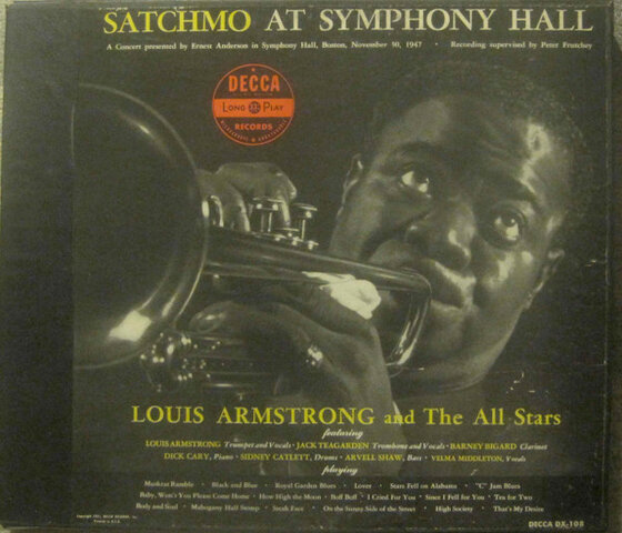 Louis Armstrong: Satchmo at Symphony Hall