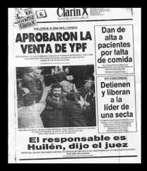 PRIVATIZACION DE YPF