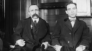 Sacco and Vanzetti arrested for armed robbery and murder