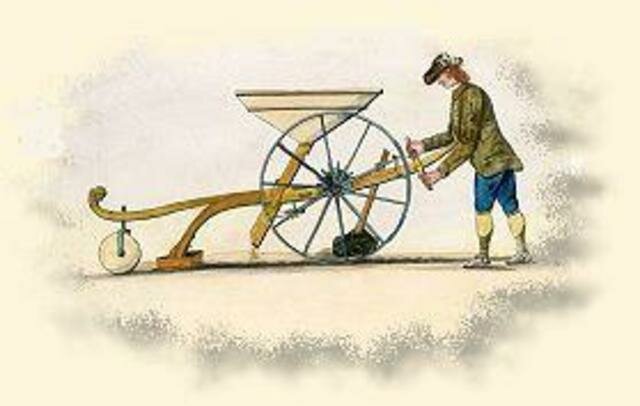 Jethro Tull inventa la sembradora mecánica