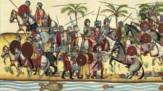 ARRIBADA DELS MUSULMANS A LA PENINSULA IBERICA