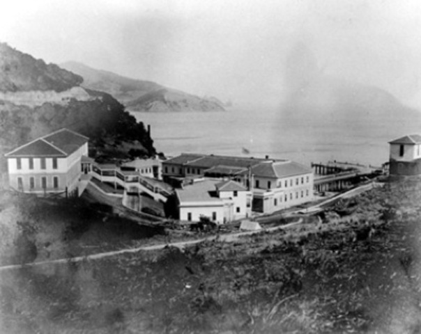 Angel Island Immigration Center Fire