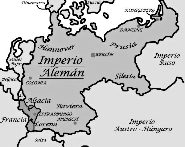 Francia pierde Alsacia-Lorena en la guerra Franco-Prusiana