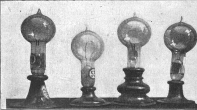 Thomas Alva Edison inventa la bombilla