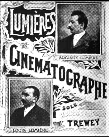 Primera película de cine, por los hermanos Lumiére