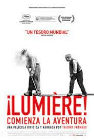 Primera película de cine, por los hermanos Lumiére.