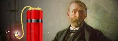 Alfred Nobel inventa la dinamita.