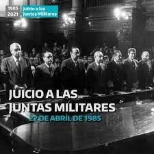 INICIACIÓN DEL JUICIO A LOS COMANDANTES
