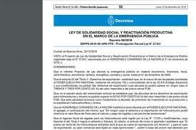 Ley de Emergencia Económica