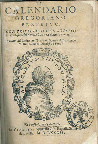 INICIO DEL CALENDARIO DE LA ERA CRISTIANA