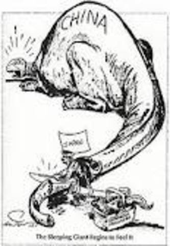 Japanese invades China