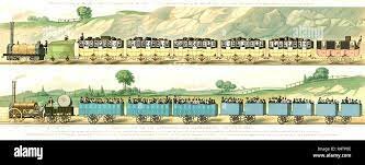 1a línea de ferrocarril de pasajeros entre Manchester y Liverpool