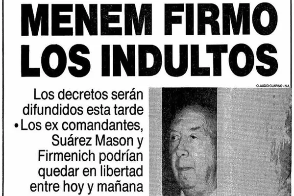 Indulto/ Cierre de las sublevaciones militares