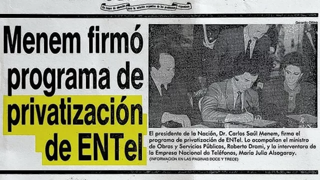 LEY DE REFORMA DEL ESTADO N° 23.696