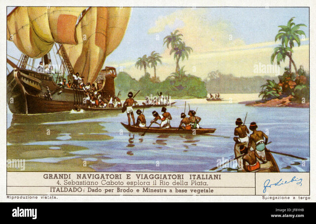 Sebastián Caboto - Ingresa al Río de la Plata