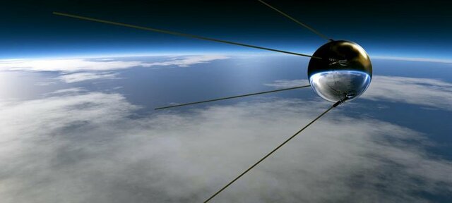 запущен первый искусственный спутник Земли (ПС-1)