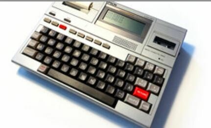 Aparece la computadora portátil