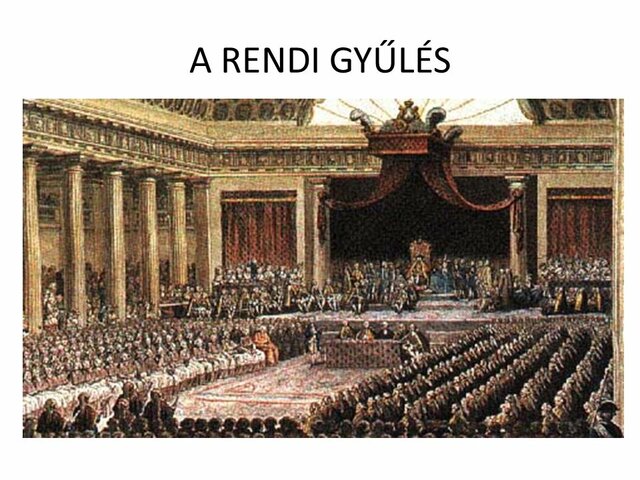 XIV. Lajos Versailles-ban megnyitja az Általános Rendi Gyűlés