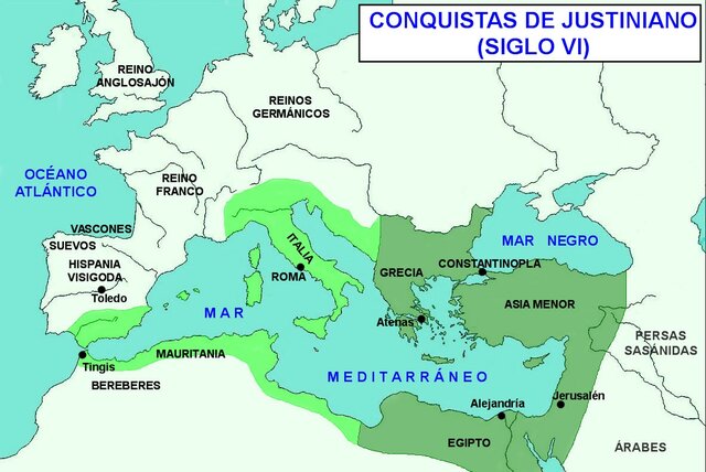 Inicio Del Imperio De Justiniano En Bizancio