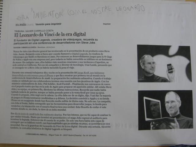 Hi ha persones avui en dia com el Leonardo ?