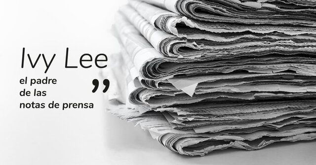 La primera nota de prensa