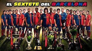 Sextete de Messi con el barca