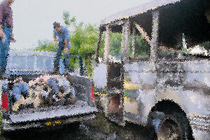 La sangre recorría mi andar