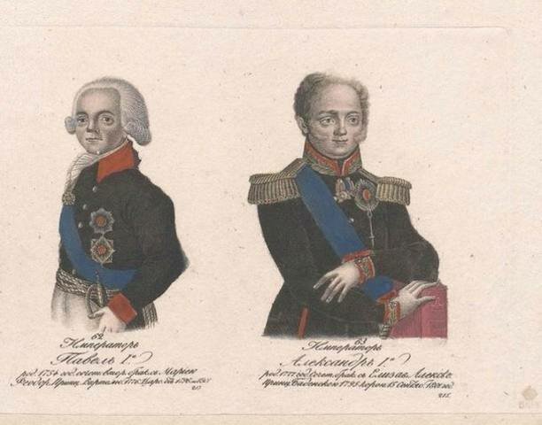 Передача Александру I престола