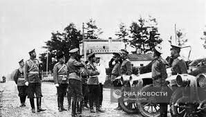 Отступление русских войск и потери территории Российской Империи