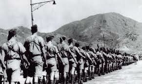 Canadian forces arrive at Hong Kong